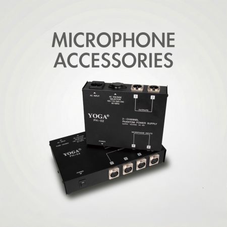 ملحقات الميكروفون - طاقة خفية / حامل طاولة / ملحقات حامل الميكروفون.